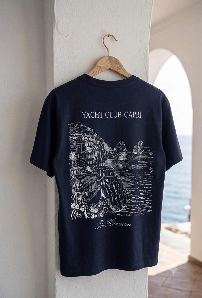 HARVIAN Capri Tee premium cotton T-shirt