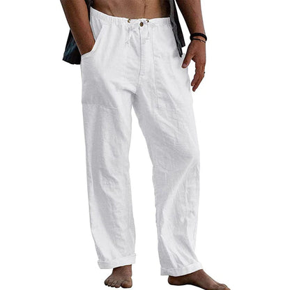 Men’S Cotton Linen Trousers | Relaxed Fit Summer Wear